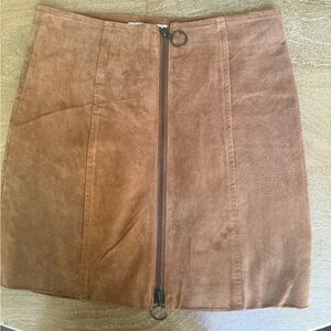 Capulet Suede Mini Skirt - Size Small